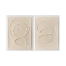 DKD Home Decor Cuadro Scandi Moderno Beige de Lienzo y MDF 120 x 90 cm (2 Unidades) Precio: 167.49999992. SKU: B17AY7TNEV
