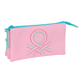 Safta Estuche Portatodo Triple Benetton Dolce Dimensiones 120x220x30 mm Precio: 16.50000044. SKU: B1GCBRS4QP