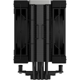 DeepCool AK400 ZERO DARK PLUS Refrigerador de aire para CPU, 12cm, 500-1650 RPM, Negro, Sockets AM4/AM5/LGA1700