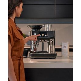Sage Cafetera Espresso Automática Oracle Jet Negro Trufado, Pantalla Táctil, Sistema ThermoJet Sage Cafetera Espresso Automática Oracle Jet Negro Trufado, Pantalla Táctil, Sistema ThermoJet