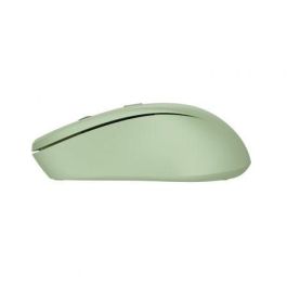 Trust 25042 Ratón Mydo Inalámbrico Óptico Silencioso 1800 DPI Verde, 82% Plástico Reciclado