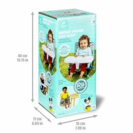 DISNEY BABY Silla Elevadora Mickey Mouse, Elevador Pop 'n Sit, Interior, Exterior, Práctico y Compacto, Plegado Rápido, Azul DISNEY BABY Silla Elevadora Mickey Mouse, Elevador Pop 'n Sit, Interior, Exterior, Práctico y Compacto, Plegado Rápido, Azul