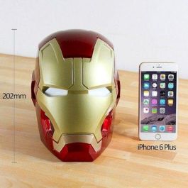 Ekids Altavoz Bluetooth Marvel Iron Man con Efectos de Luz y Micrófono, HiFi, Manos Libres Ekids Altavoz Bluetooth Marvel Iron Man con Efectos de Luz y Micrófono, HiFi, Manos Libres