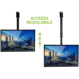 Techly (020614) Soporte de Techo para TV LCD 23"-42" XL, 50kg, Inclinación -25° a 0°, Giro 180°