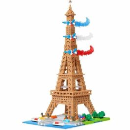 Bandai NB057 Torre Eiffel Nanoblock, 500 Piezas, Bloques de Construcción Educativos para Niños a Partir de 8 Años, Modelo DIY