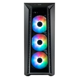 Cooler Master MasterBox 520 Midi Tower PC Negro con Ventiladores 3x120mm, Ventana Lateral, Iluminación RGB, MB520-KGNN-S01