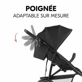 Hauck Cochecito Todoterreno RAPID 3 Air Negro 3 Ruedas Plegado con una Mano
