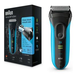 Braun 3040s Afeitadora Eléctrica Recargable Húmeda y Seca Series 3 ProSkin con MicroGrip para Afeitado Rápido y Suave Azul Braun 3040s Afeitadora Eléctrica Recargable Húmeda y Seca Series 3 ProSkin con MicroGrip para Afeitado Rápido y Suave Azul