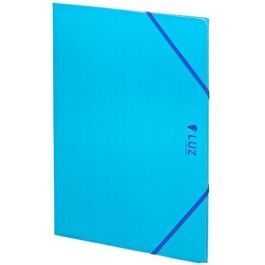 Carchivo Carpeta 3 Solapas Folio C-Gomas Cartón Brillo Luz Azul Precio: 2.50000036. SKU: BIX2033L09