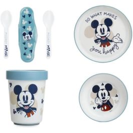 Pack comida THERMOBABY MICKEY 2ª edad - 3 platos + una taza + 1 cuchara Precio: 27.50000033. SKU: B15VETVQ24
