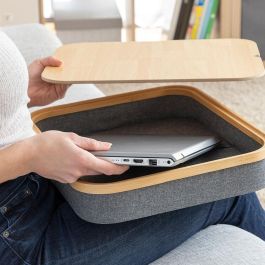 Escritorio Portátil con Bandeja de Almacenaje Larage InnovaGoods