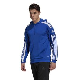 Sudadera con Capucha Hombre Adidas Sq21 Hood Azul S