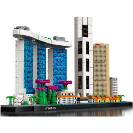 LEGO 21057 Architecture Singapur - Juego de Construcción Maqueta de Ciudad para Adultos, 827 Piezas