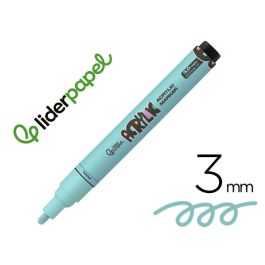 Rotulador Liderpapel Acrylic Base Agua Todo Tipo De Superficie Punta Redonda 3 mm Verde Menta Precio: 9.5000004. SKU: B1H35TPEP8