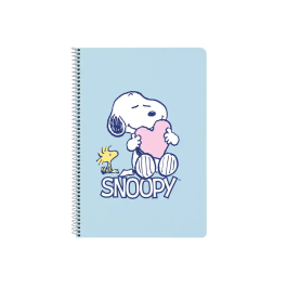 Libreta Snoopy Love Azul A4 80 Hojas Precio: 4.49999968. SKU: B17238NWZP