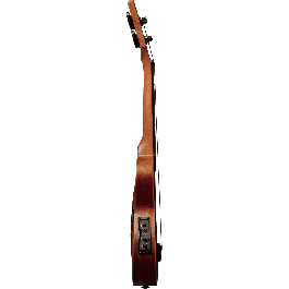 LAG Ukelele Tiki Uku Baby Soprano Electro-Acústico Slim con Tapa de Picea Maciza y Funda Incluida