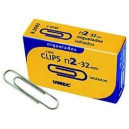 Umec Clips Niquelados Nº 2 - 32 mm Caja De 100 -10 Cajas- Precio: 4.79000038. SKU: B17HGGNRW4