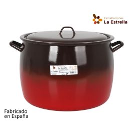 Olla Abombada con Tapa 36 cm - 30L "Fuego" La Estrella - Ideal para Cocción Precio: 78.95000014. SKU: B1FKKE4MM9