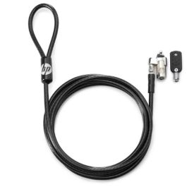 HP Cable de seguridad con llave para portátil de 10mm negro Precio: 23.94999948. SKU: B1BT2DCTMJ