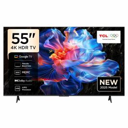 TCL 55P6K Televisor LED 55 Pulgadas 4K UHD Google TV Smart TV Compatible HDR y Dolby Audio