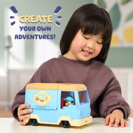 Moose 18919 Food Truck de Bluey con figura de Bluey y accesorios de comida para niños +3 años
