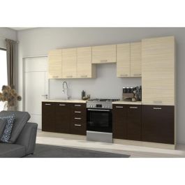 CHAMONIX Mueble esquinero alto 60/60 - Decoración roble claro - L58 x P58 x H72 cm CHAMONIX Mueble esquinero alto 60/60 - Decoración roble claro - L58 x P58 x H72 cm