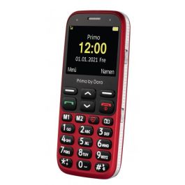 Doro Primo 368 teléfono móvil para personas mayores color rojo
