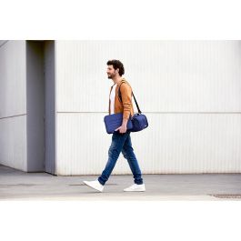 Milán Bolsa Isotérmica Porta Alimentos Serie 1918 Azul Marino Gran Capacidad 5L Interior Aislante Térmico Tejido Ripstop