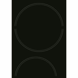 Hotpoint Placa Vitrocerámica HR631C - 4 Fuegos, 60 cm - Negro