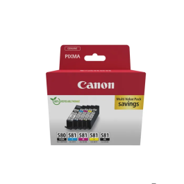 Canon Cartuchos Tinta PGI580BK / CLI581CMYBK Ecopack Pixma Multipack Original