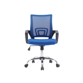 Q-connect Silla Siena Oficina Malla Base Metálica Color Negro/Azul Ajustable Premium Precio: 90.79000018. SKU: B1BJ9W9SCR