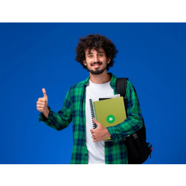 Antartik Cuaderno Espiral A4 Micro Tapa Forrada 80 Hojas 90gr Cuadro 5mm Verde