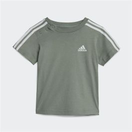 Conjunto Deportivo para Bebé Adidas 3 Stripes Sport Azul 37,5