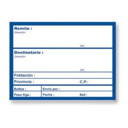 Etiquetas Envio Apli 82X109 Mm Rollo 200 Uds. Con Datos (00324) Precio: 10.69000031. SKU: S8400799