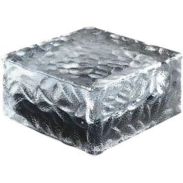 Cubo de hielo solar GALIX G4475 - 4 LED - Al. 10 cm Cubo de hielo solar GALIX G4475 - 4 LED - Al. 10 cm