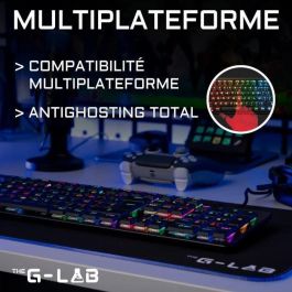 The G-Lab THE3760162066234 Teclado Gaming Cableado con Interruptores de Perfil Bajo - Rojo The G-Lab THE3760162066234 Teclado Gaming Cableado con Interruptores de Perfil Bajo - Rojo