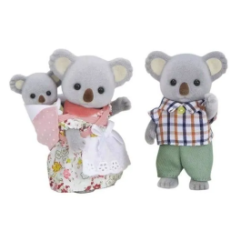 Sylvanian Families Familia Koala 5310 Papá, Mamá y Bebé