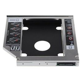 Ewent Adaptador Sata III EW7005 para SSD/HDD en ranura CD/DVD/Blu-ray, compatible con SATA I/II/III, 2.5 pulgadas