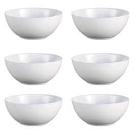 Set de Cuencos Luminarc Diwali Blanco Vidrio (18 cm) (6 pcs)