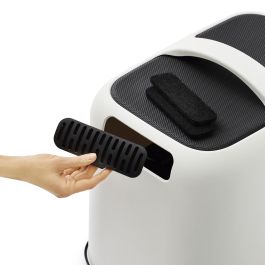 Rotho Mypet Filtro de Carbón para Arenero Gatos Biala Eco Toilet | Pack de 3 | Neutraliza Olores y Mantiene Ambiente Fresco