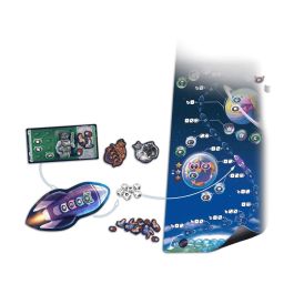 Rebel MLEM Agencia Espacial REMLE01ES Juego de Mesa Familiar de Gatos Astronautas para +8 Años