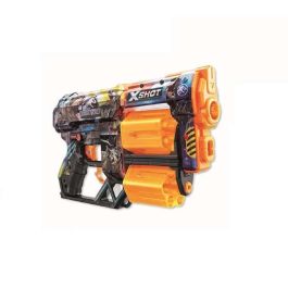 Pistola x-shot skins dread jurassic world, incluye 12 dardos