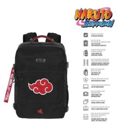 Karactermania Mochila Mercury Cabin Naruto Clouds 25 x 20 x 40 cm - Poliéster Impermeable con Compartimento para Portátil hasta 15"