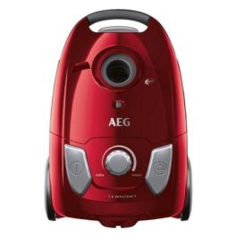 ASPIRADOR DE TRINEO AEG VX4 EFFICIENCY ANIMAL ROJO - 750W - FILTRO H12 LAVABLE - BOLSA 3L - RUEDAS ANTIARAÑAZOS