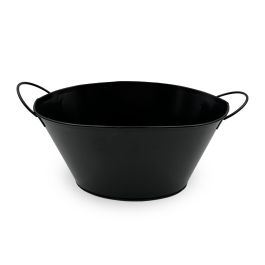 Inde Cubo Metal Oval con Asa Metal Black 27C My Bar - 36 cm largo x 20 cm ancho x 14.6 cm alto (12 Unidades) Inde Cubo Metal Oval con Asa Metal Black 27C My Bar - 36 cm largo x 20 cm ancho x 14.6 cm alto (12 Unidades)