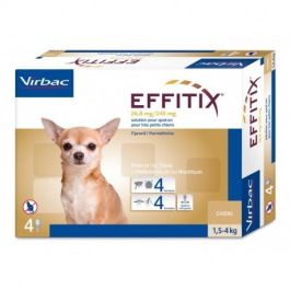 Virbac Effitix Perro XS 1,5-4 kg 4 Pipetas Precio: 28.5000001. SKU: B1JKVS4M42