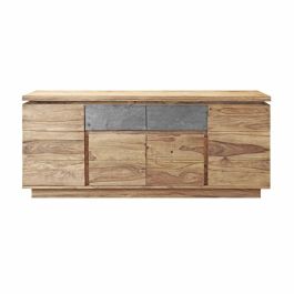 Buffet Alpino DKD Home Decor Natural Gris 45 x 72 x 175 cm