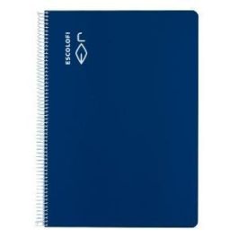 Escolofi Cuaderno Espiral 40H A4 70 gr Pauta 3 mm C-Margen Azul (5 Unidades) (5 Unidades) Precio: 16.50000044. SKU: B1HGLBZRLR