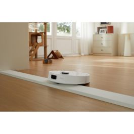 Roborock QR 598 Aspirador Robot Blanco con Autolimpieza y Potencia de Succión 8000 Pa, Depósito 2,7 L, Mopa Elevable