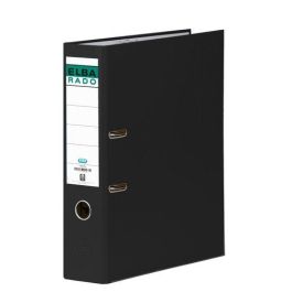 Elba Archivador de palanca, cartón forrado PVC, Din A4, lomo 80 mm, negro, mecanismo con compresor y Rado Precio: 7.79000057. SKU: B15JNFWDD8